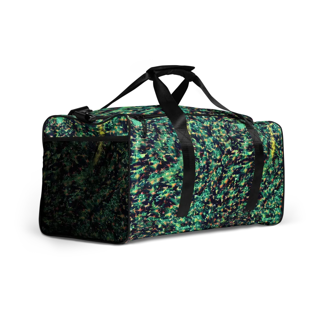 Neon Canopy on Duffle Bag — Right Front