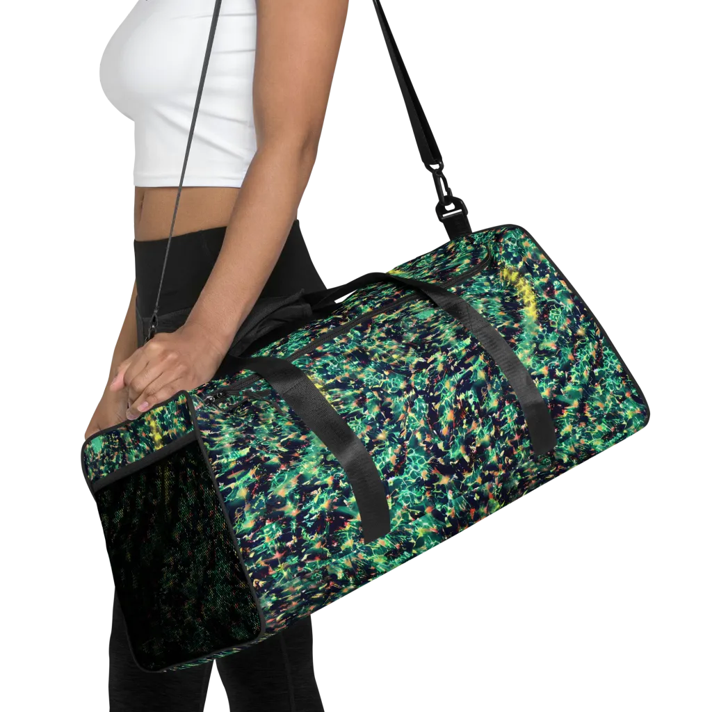 Neon Canopy on Duffle Bag — Front