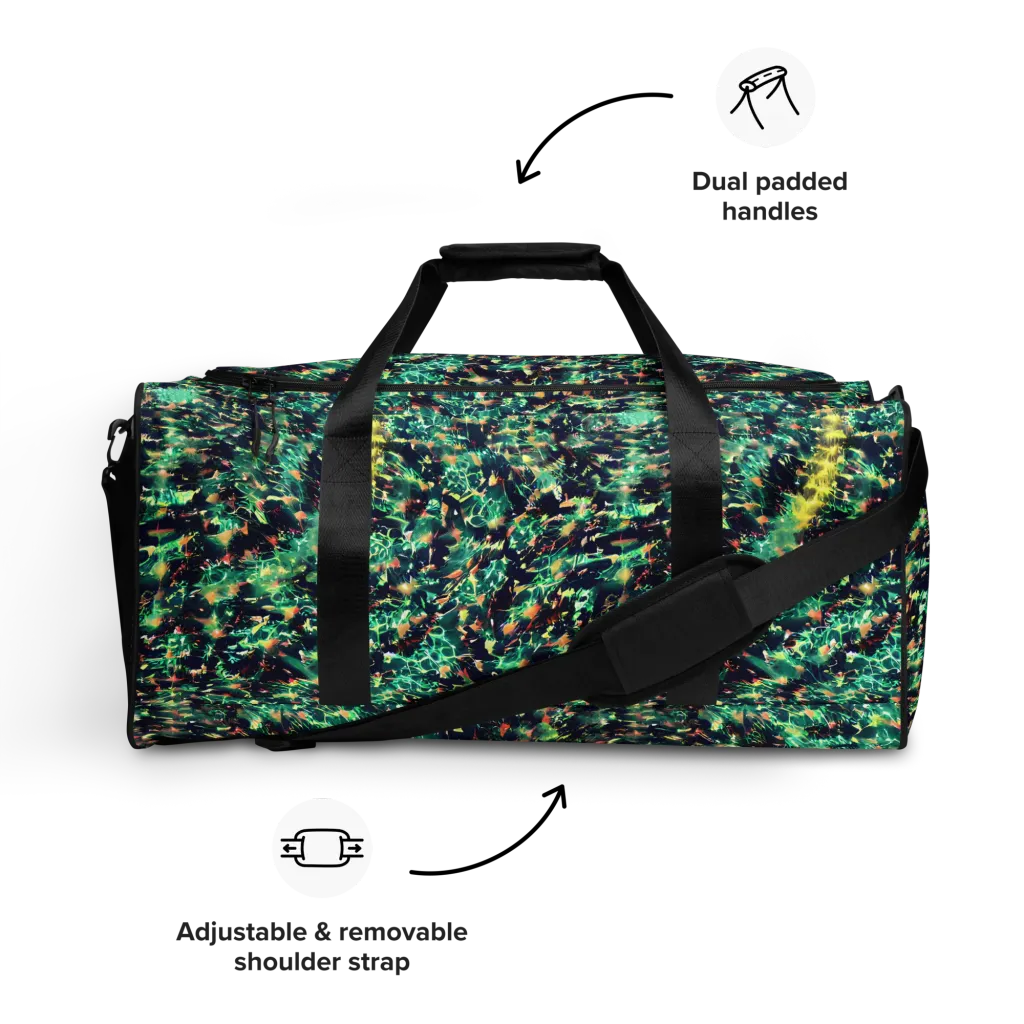 Neon Canopy on Duffle Bag — Front