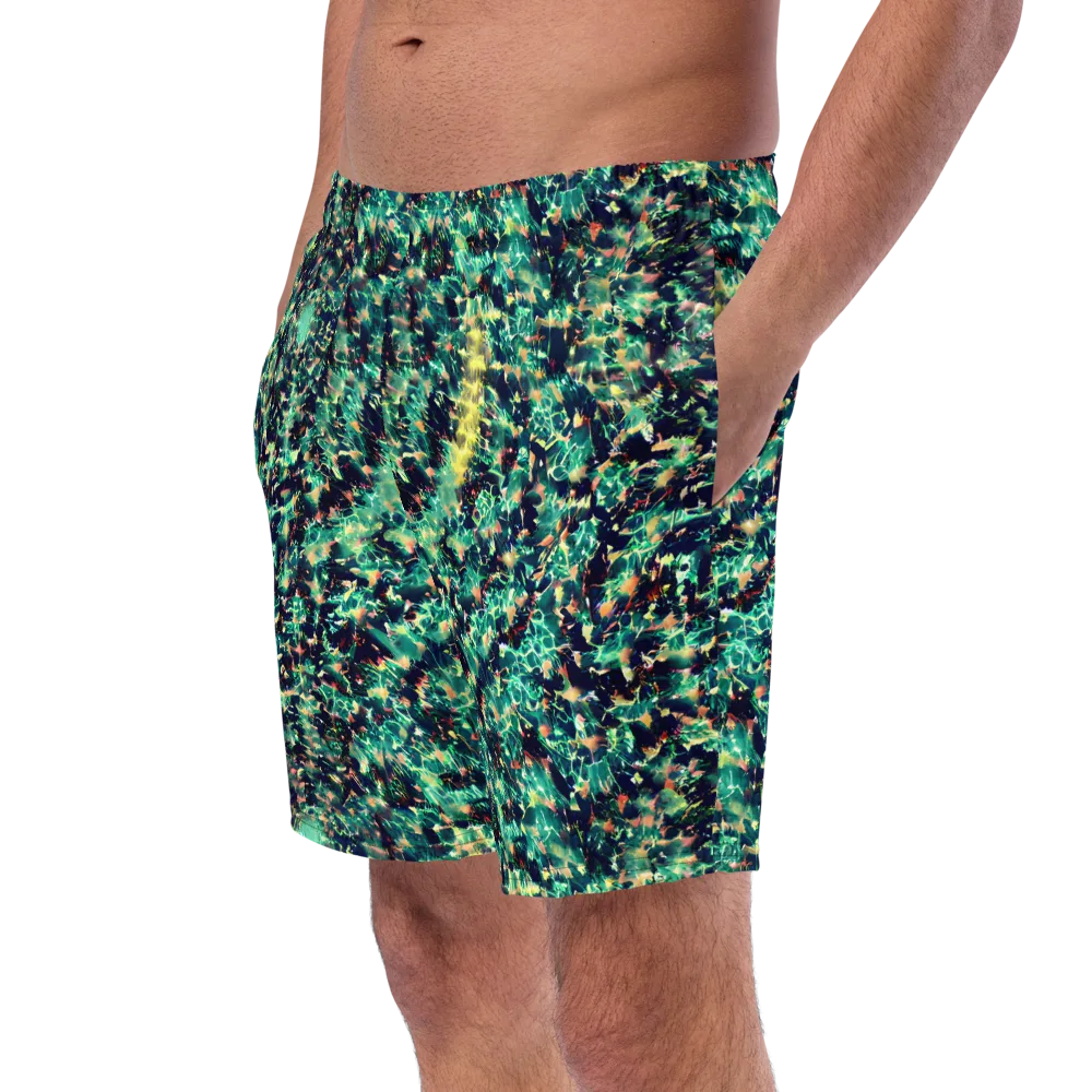 Neon Canopy on Swim Trunks — Left Front