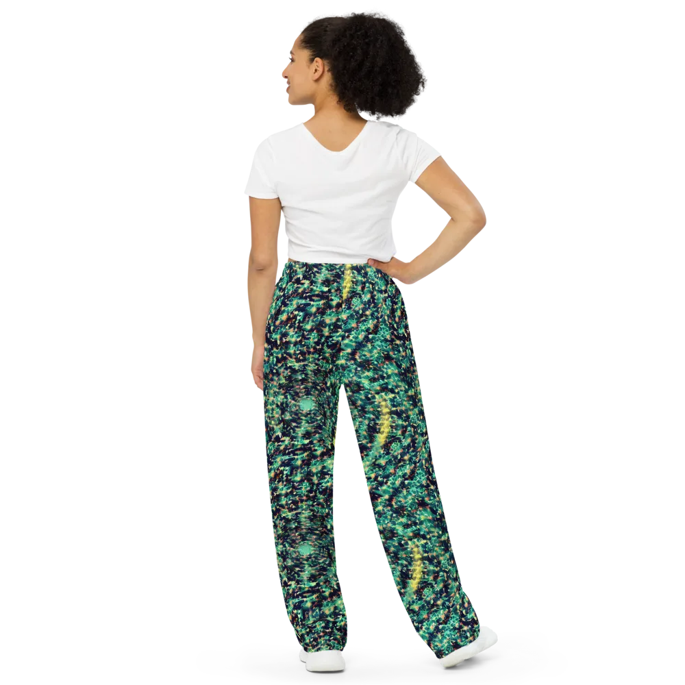 Neon Canopy on Wide-Leg Pants — Back