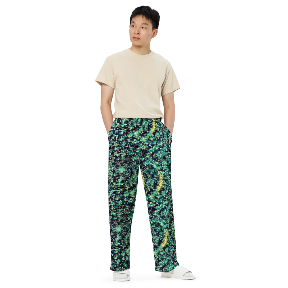 Neon Canopy on Wide-Leg Pants — Front