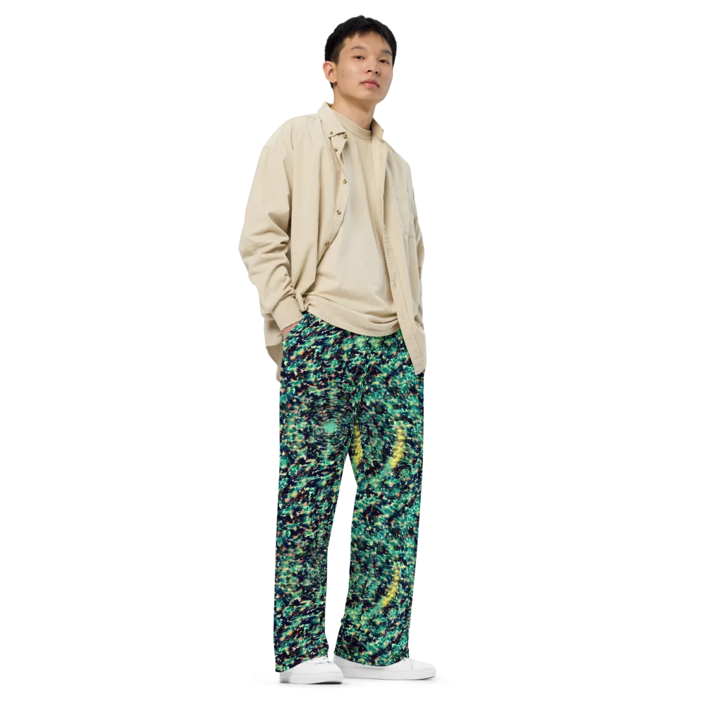 Neon Canopy on Wide-Leg Pants — Right Front