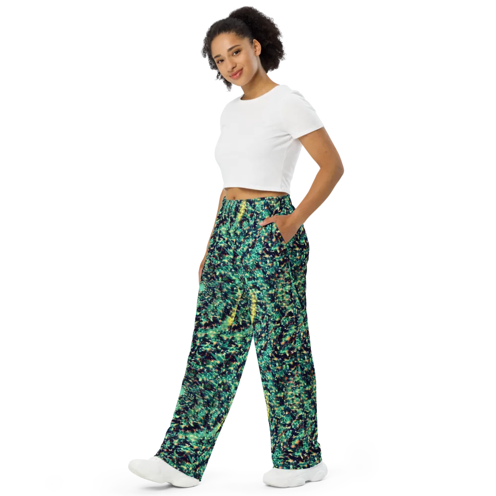 Neon Canopy on Wide-Leg Pants — Left Front