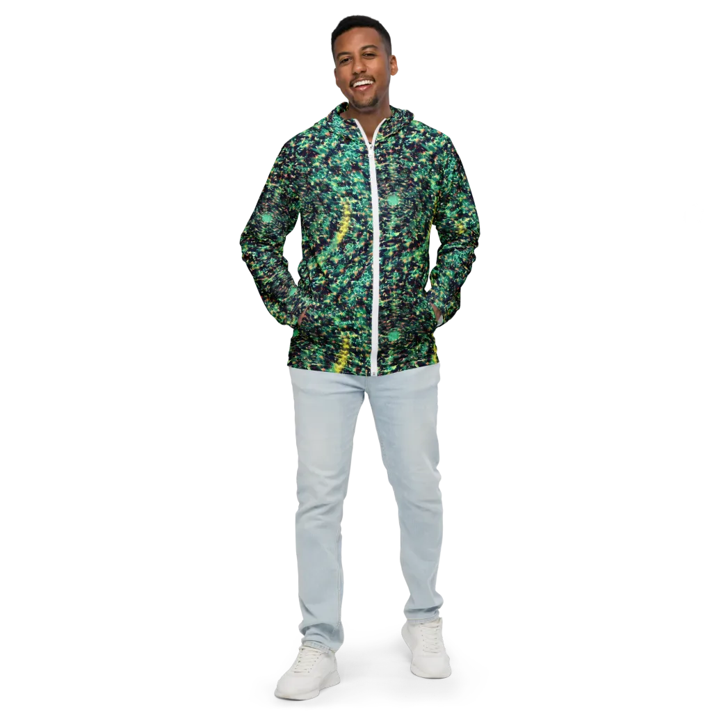 Neon Canopy on Men's Windbreaker — Front