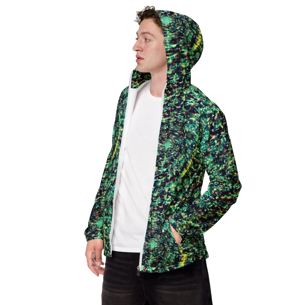Neon Canopy on Men's Windbreaker — Left Front