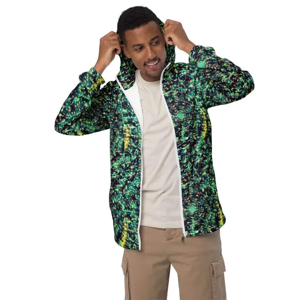 Neon Canopy on Men's Windbreaker — Front