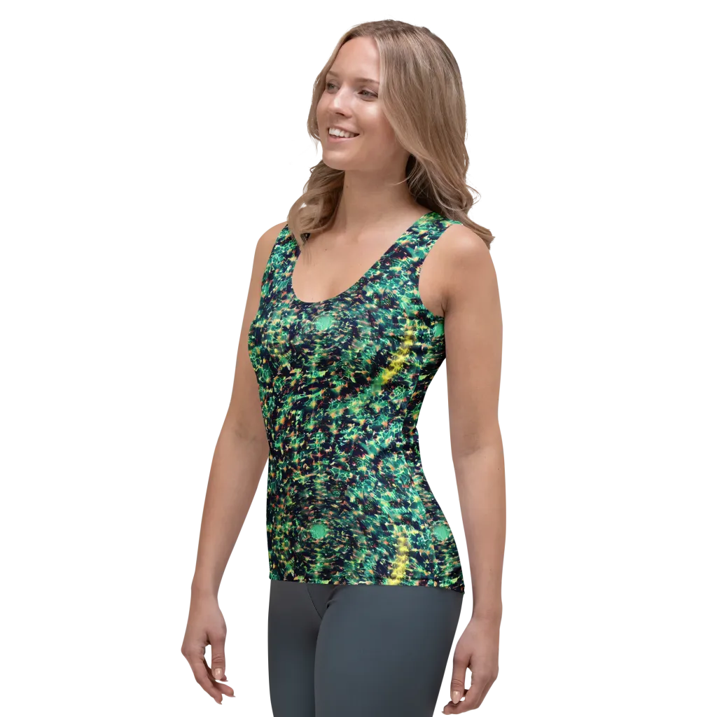 Neon Canopy on Women's Tank Top — Left Front