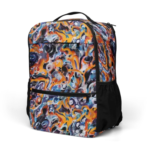 Molten Arcade on a Utility Backpack