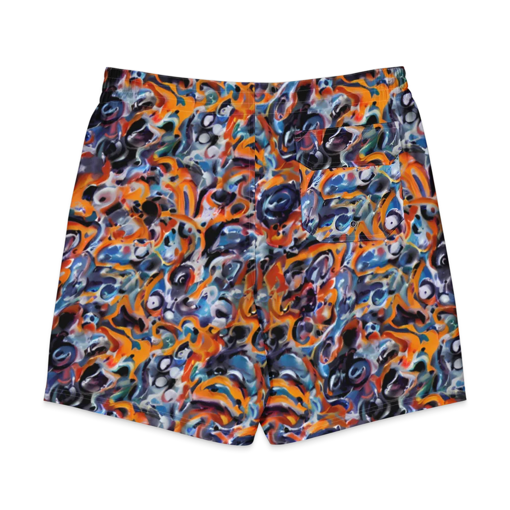Molten Arcade on Men's Board Shorts — Back