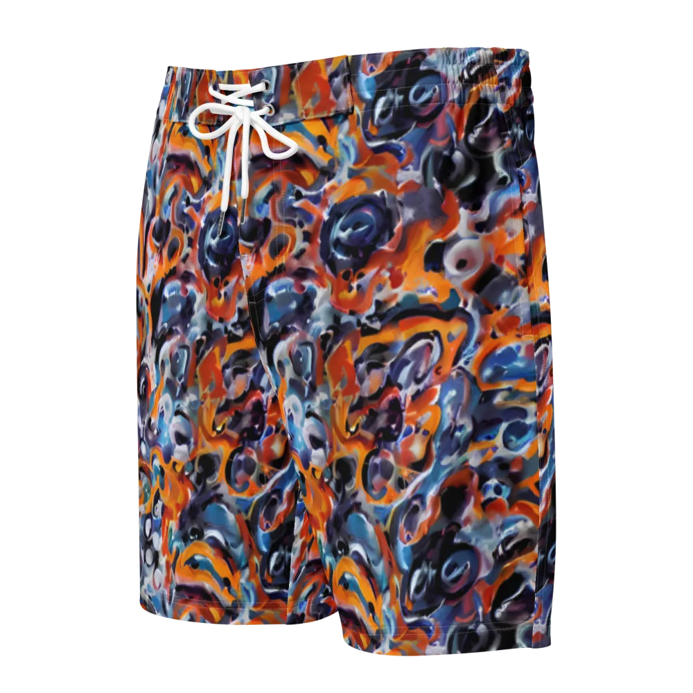 Molten Arcade on Men's Board Shorts — Front
