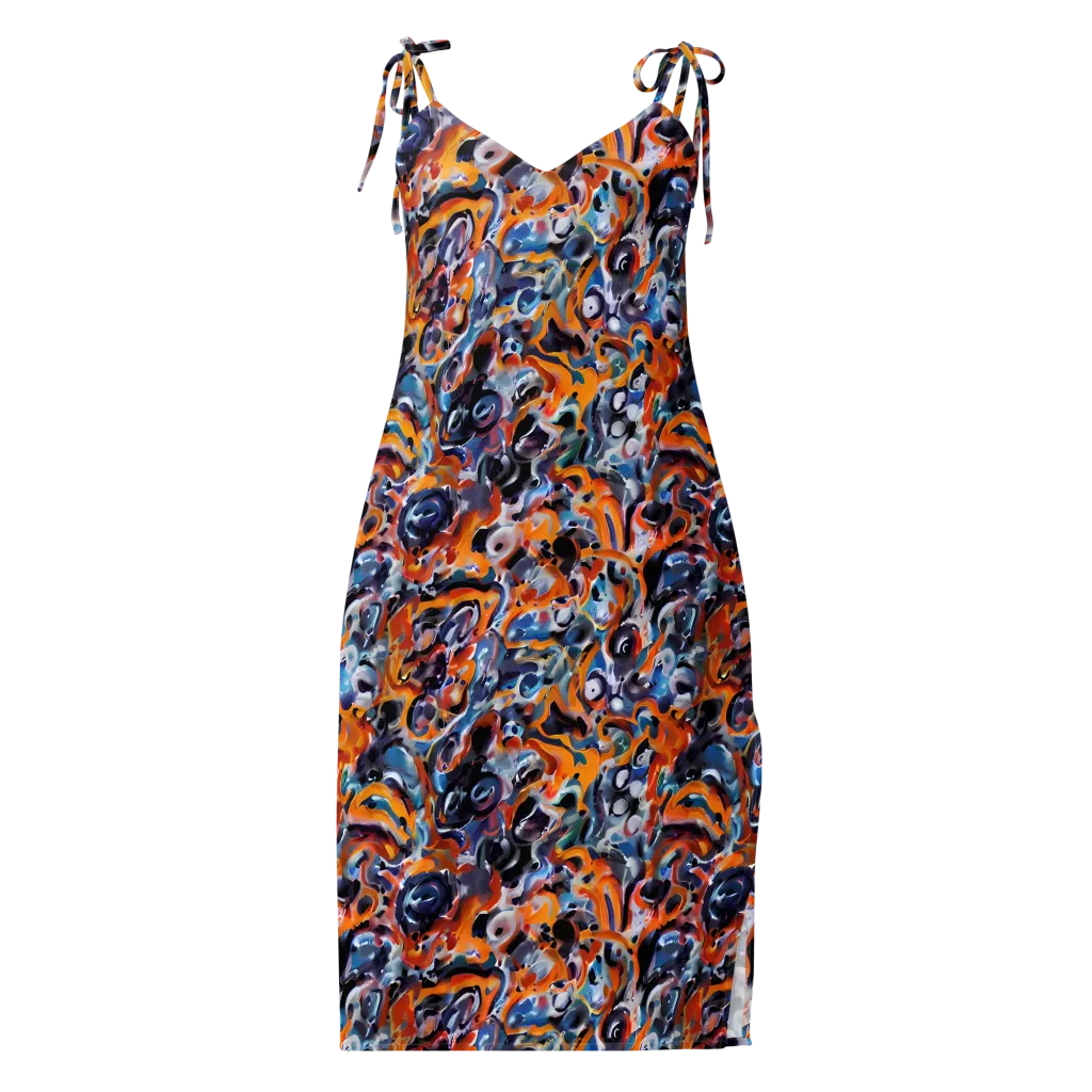 Molten Arcade on Slip Dress — Front