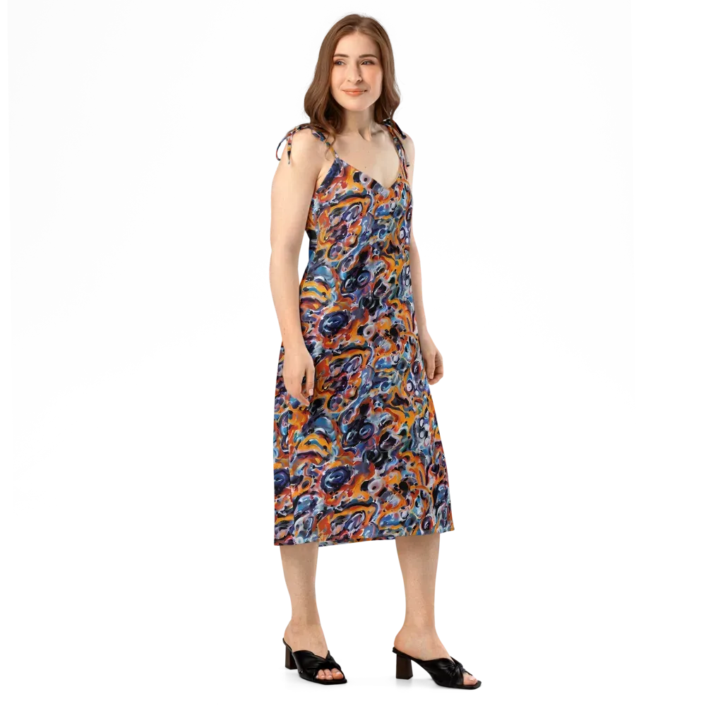 Molten Arcade on Slip Dress — Right Front