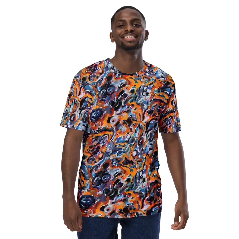 Molten Arcade on Men's Crew Neck T-Shirt — Front
