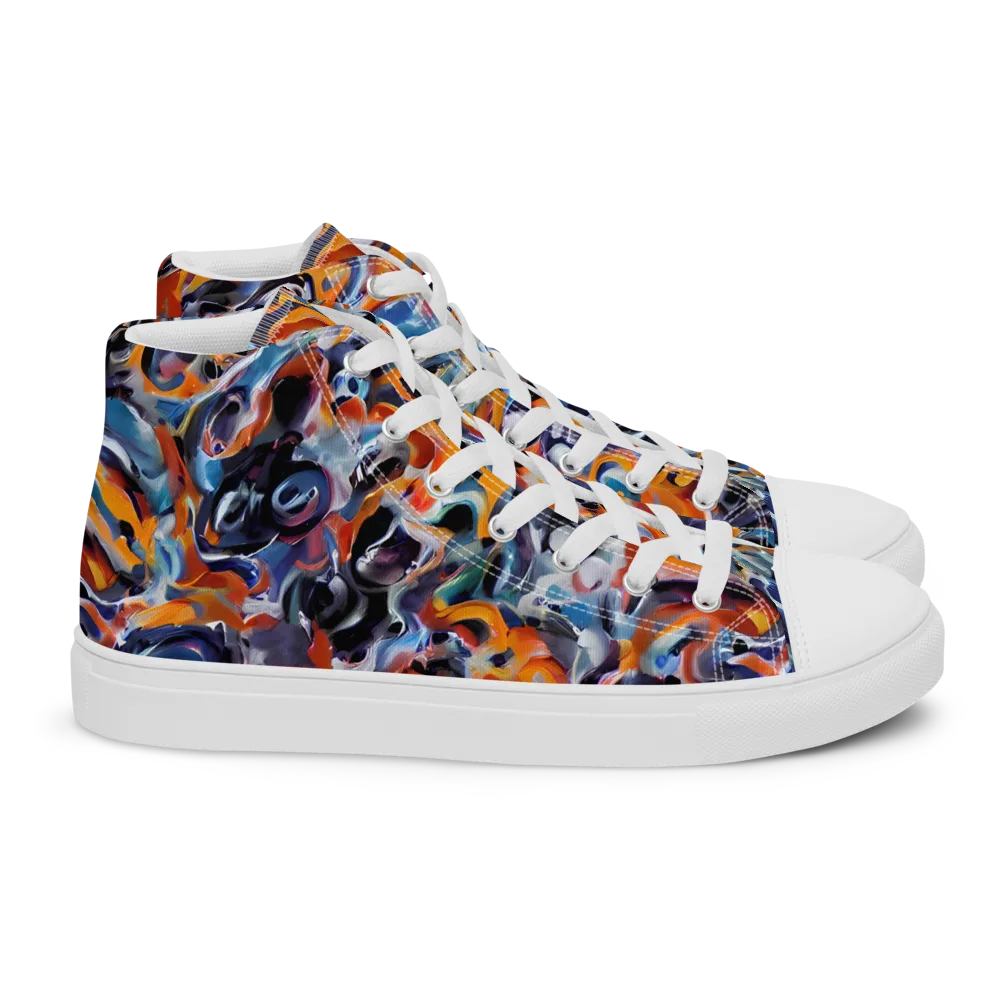 Molten Arcade on Women's High Top Canvas Shoes — Right