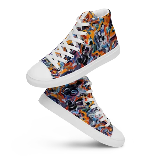 Molten Arcade on a Women's High Top Canvas Shoes