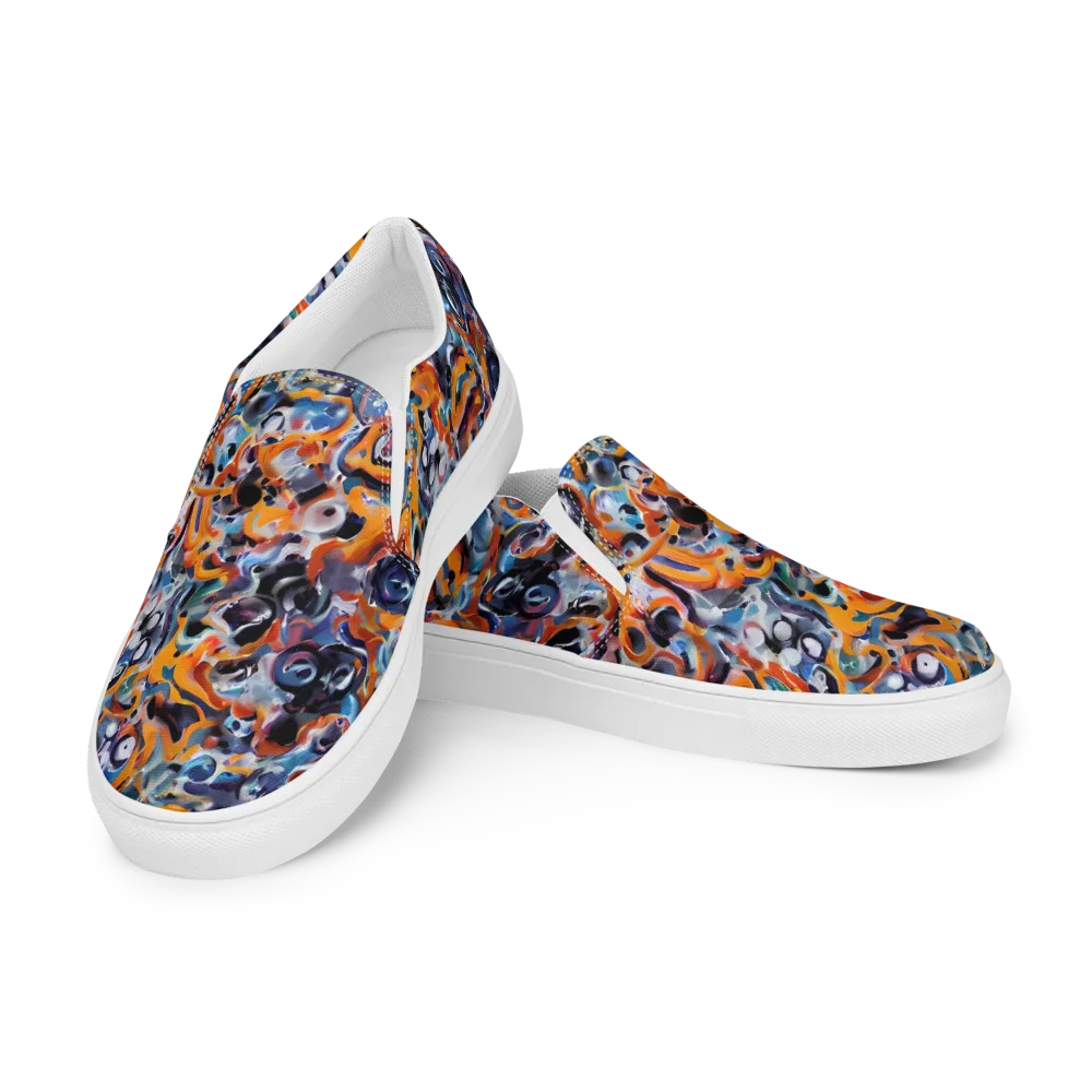 Molten Arcade on Men's Slip-On Canvas Shoes — Left Front
