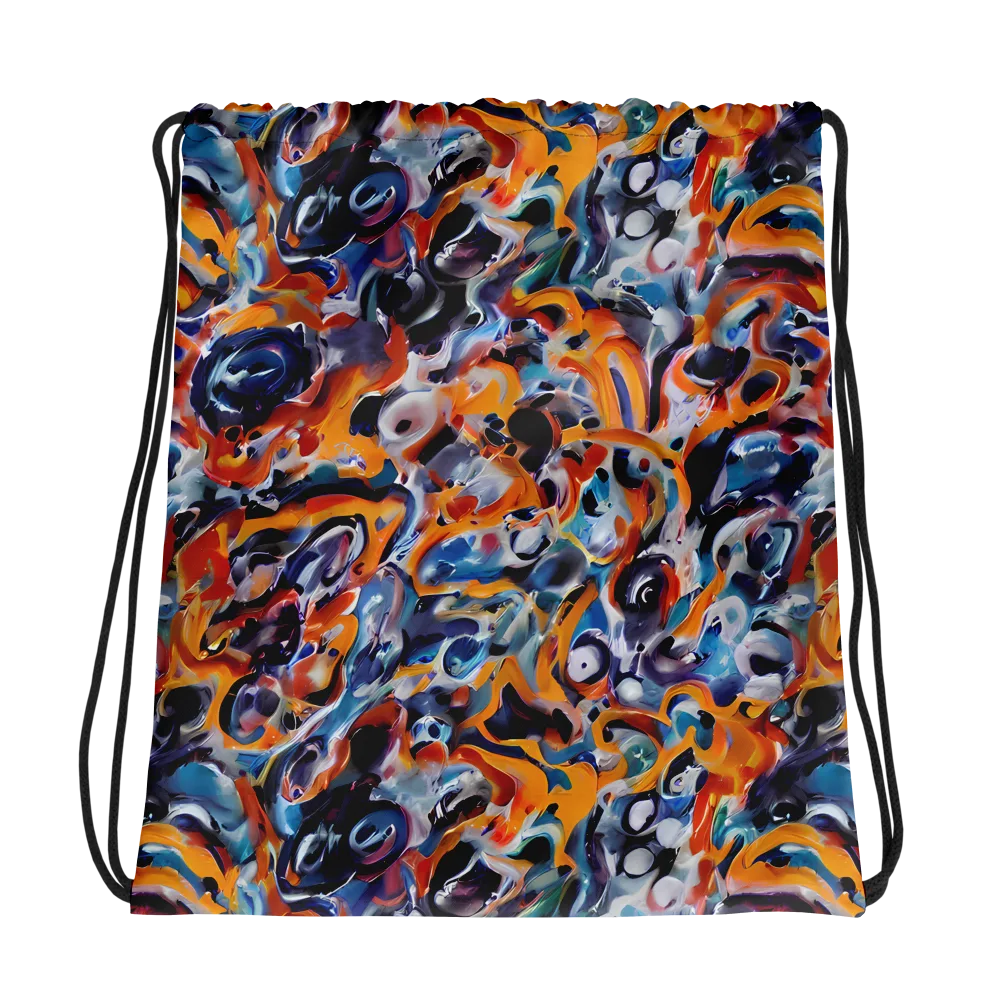 Molten Arcade on Drawstring Bag — Photo