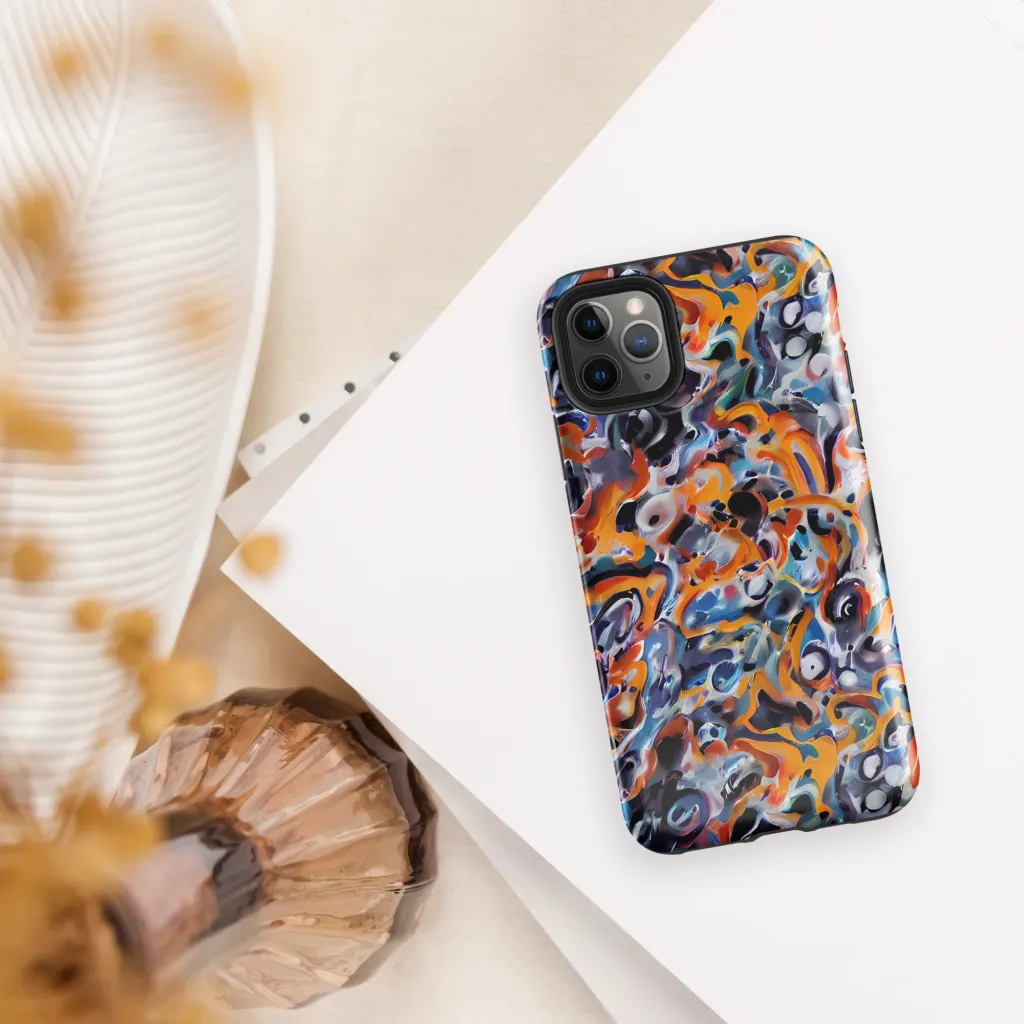 Molten Arcade on Tough Case for iPhone® — Front