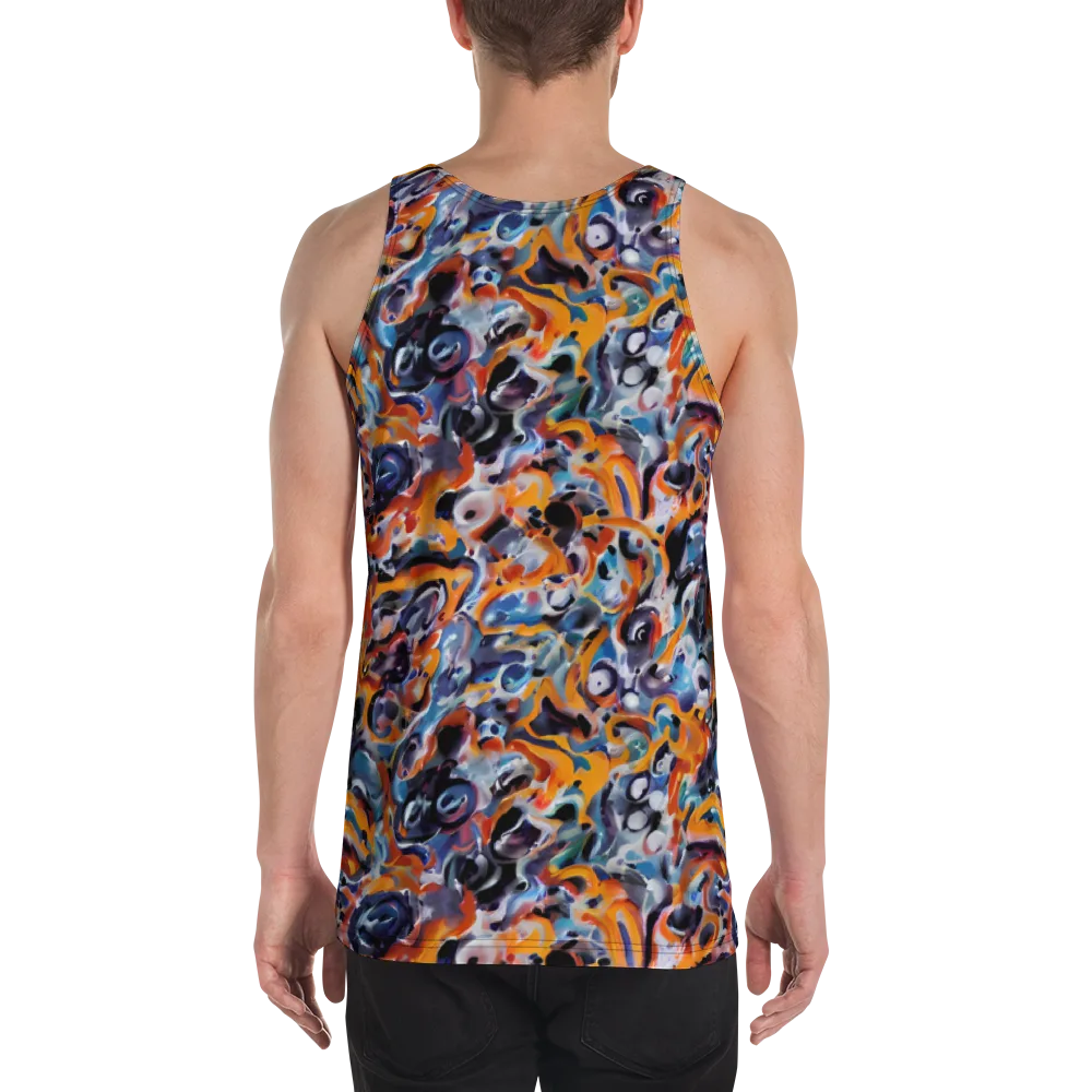 Molten Arcade on Men's Tank Top — Back