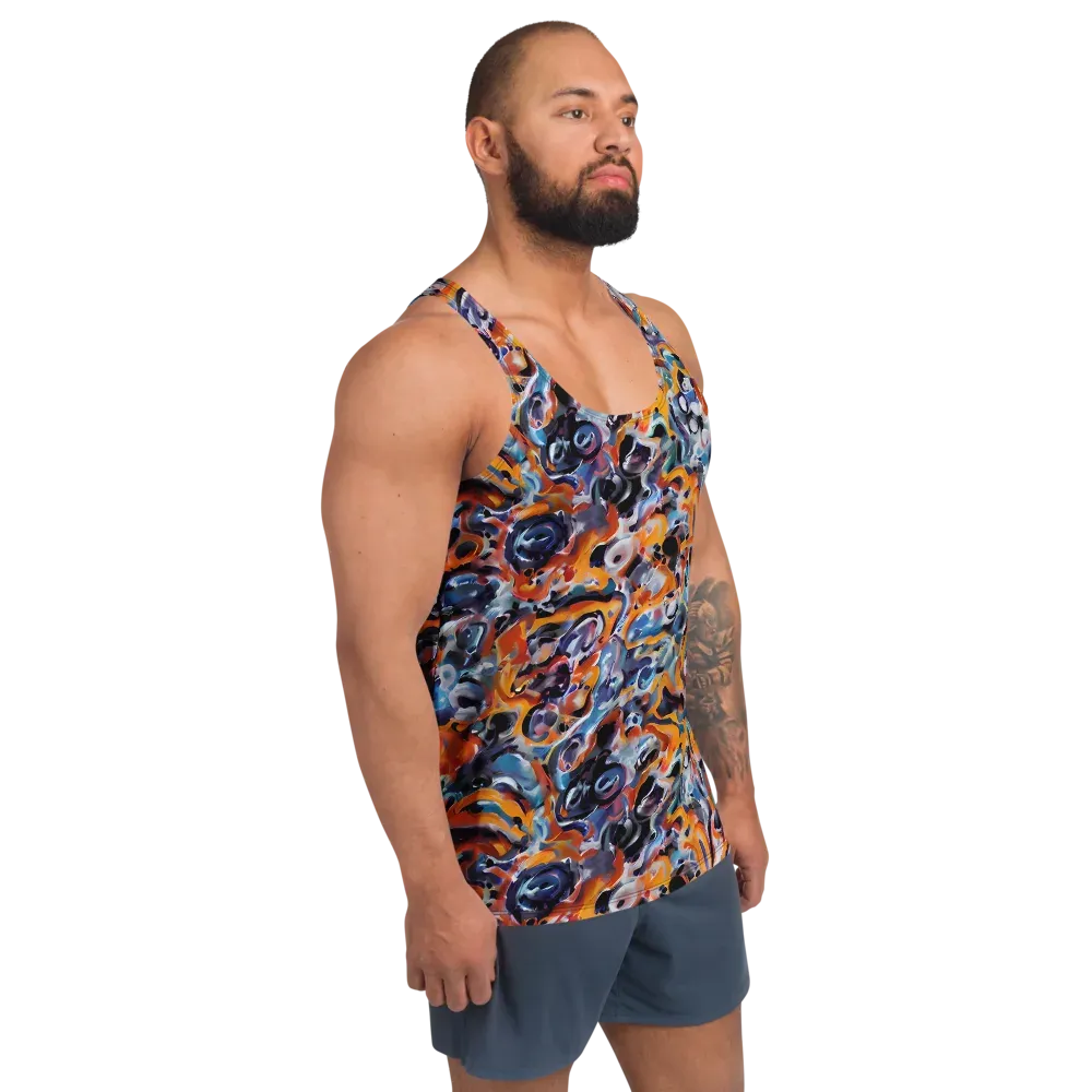 Molten Arcade on Men's Tank Top — Right Front