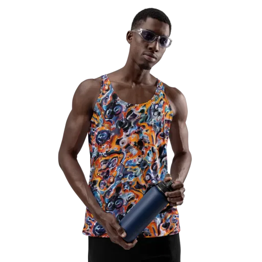 Molten Arcade on a Men's Tank Top
