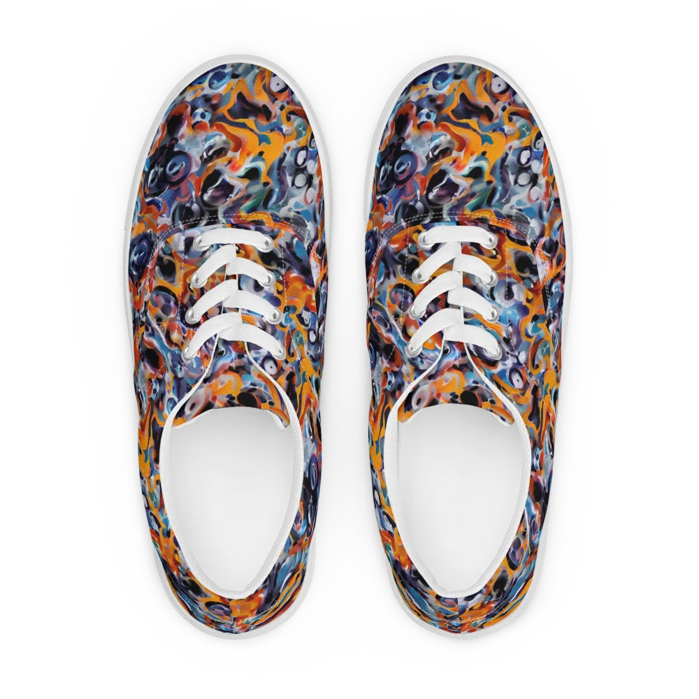 Molten Arcade on Men's Lace-Up Canvas Shoes — Front