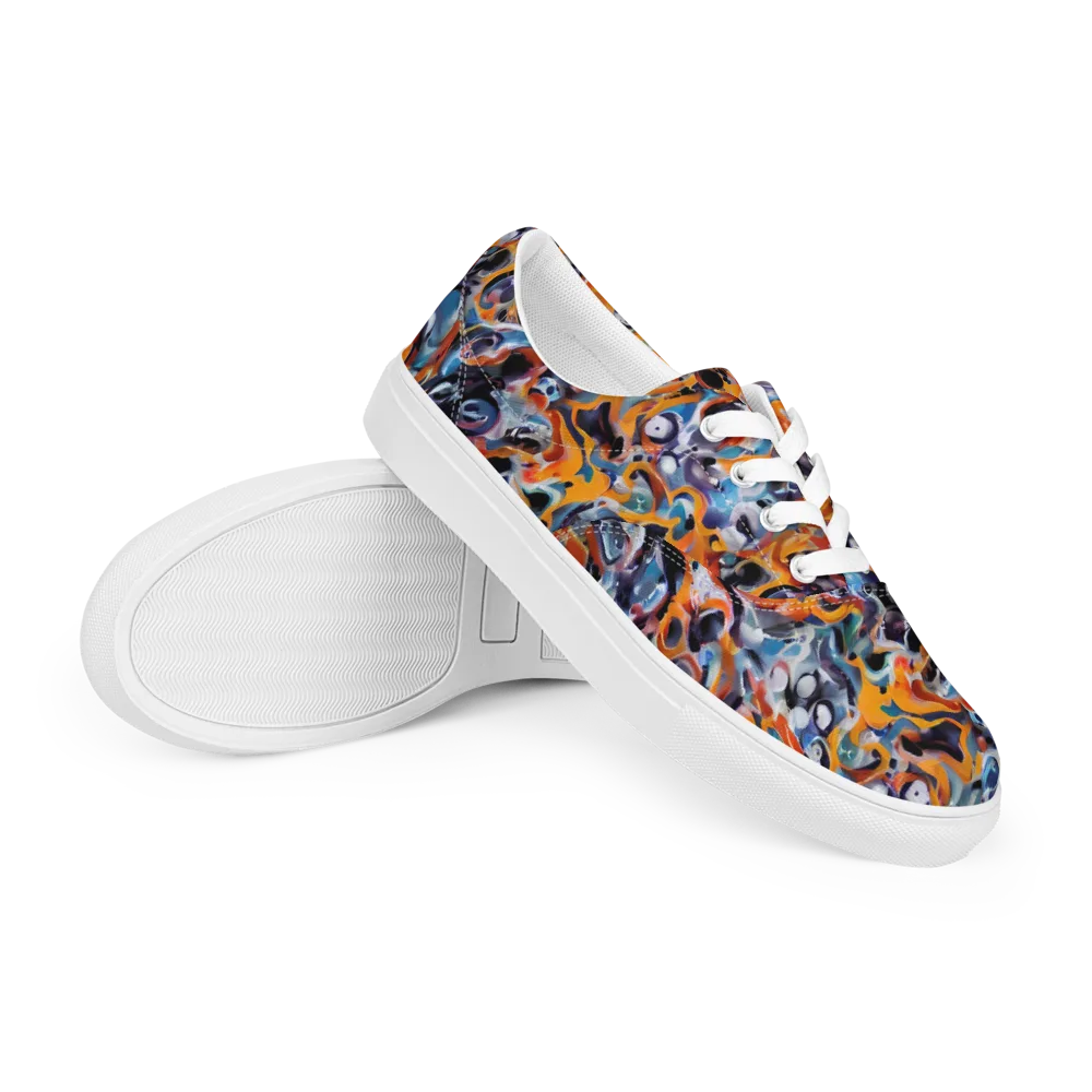 Molten Arcade on Men's Lace-Up Canvas Shoes — Right Front