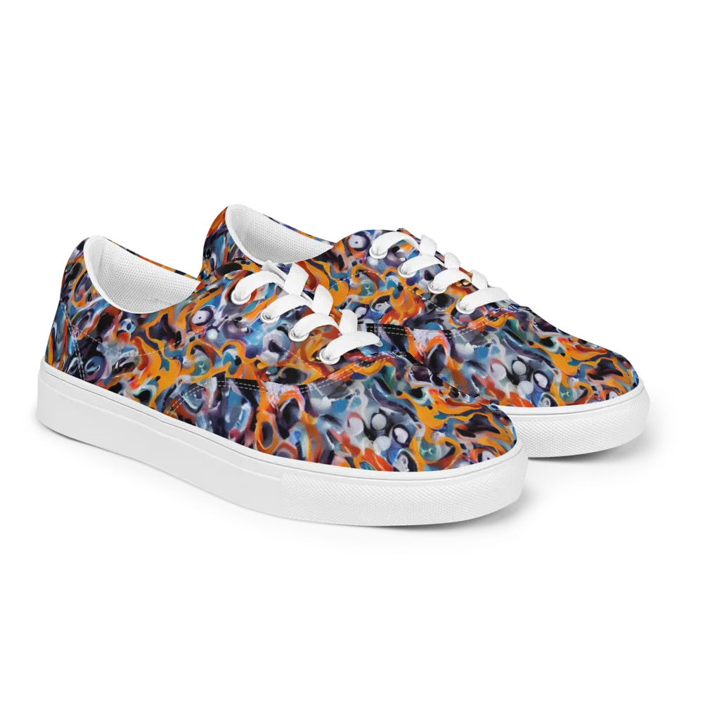 Molten Arcade on Men's Lace-Up Canvas Shoes — Right Front