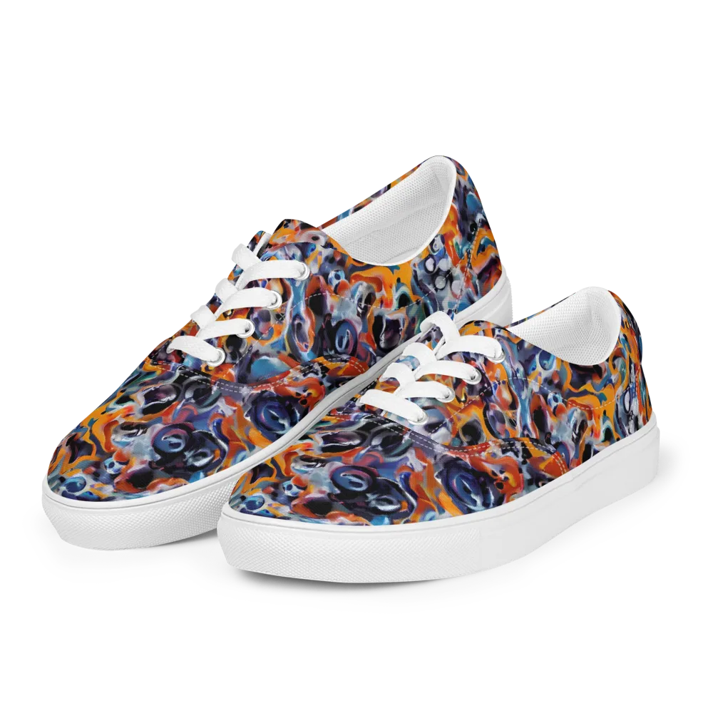 Molten Arcade on Men's Lace-Up Canvas Shoes — Left Front