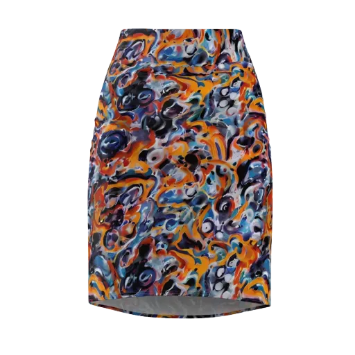 Molten Arcade on a Pencil Skirt