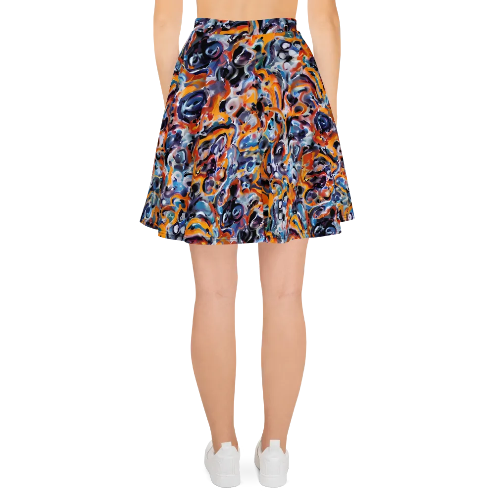 Molten Arcade on Skater Skirt — Back