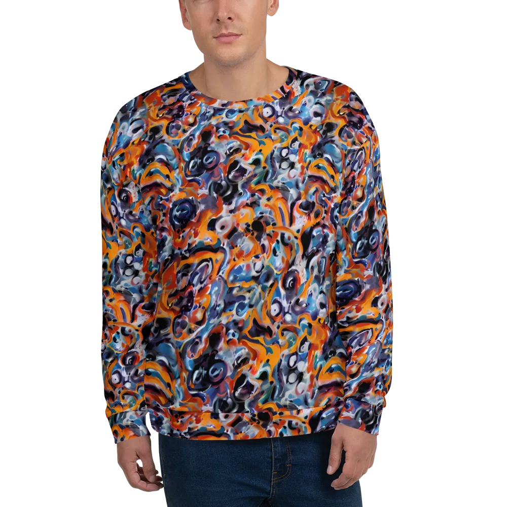Molten Arcade on Sweatshirt — Front