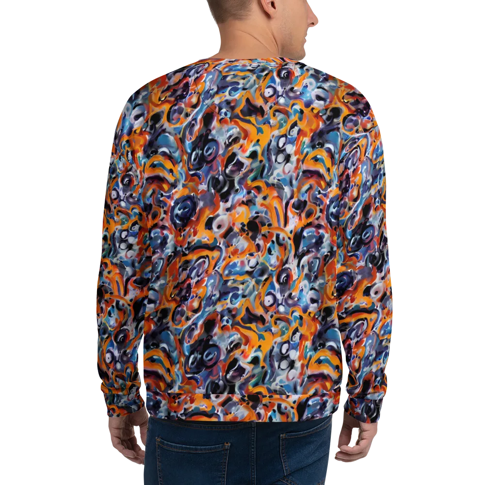 Molten Arcade on Sweatshirt — Back