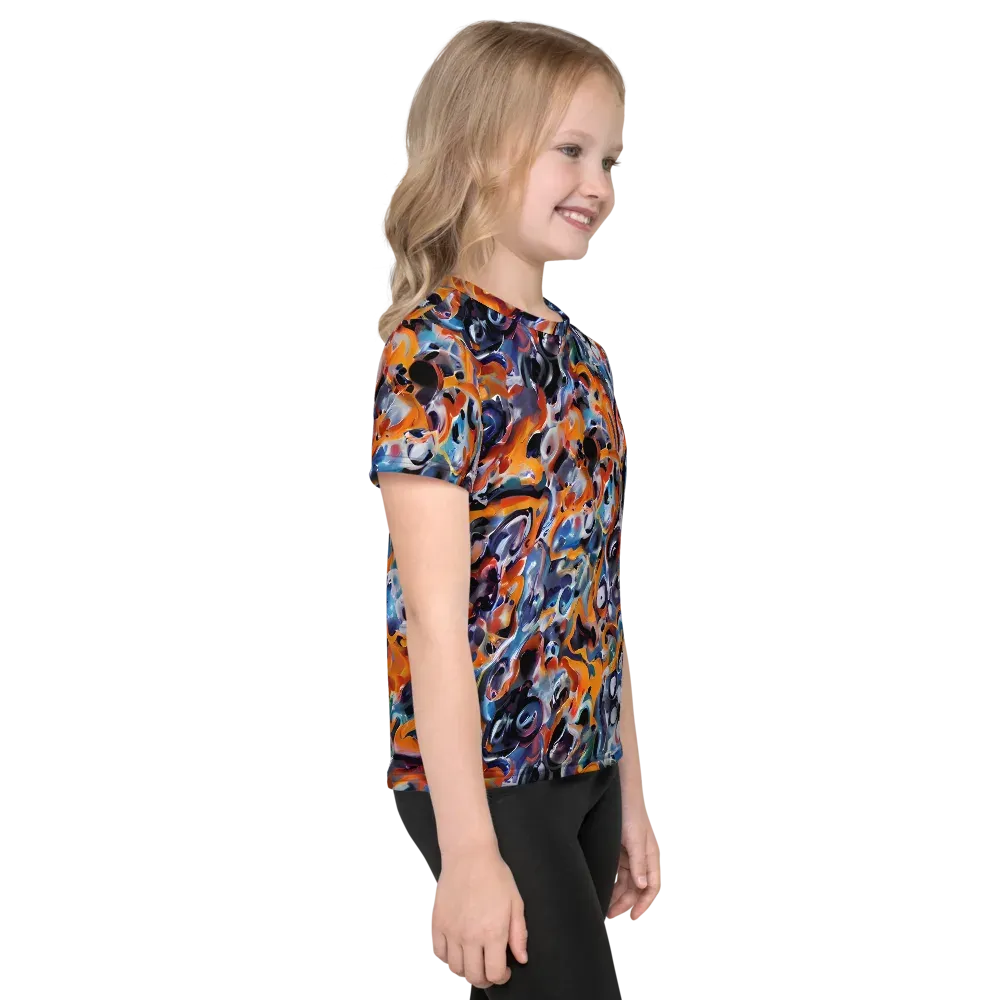 Molten Arcade on Kids Crew Neck T-Shirt — Right