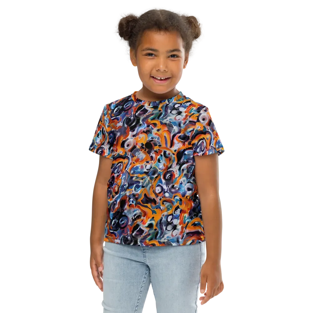 Molten Arcade on Kids Crew Neck T-Shirt — Front