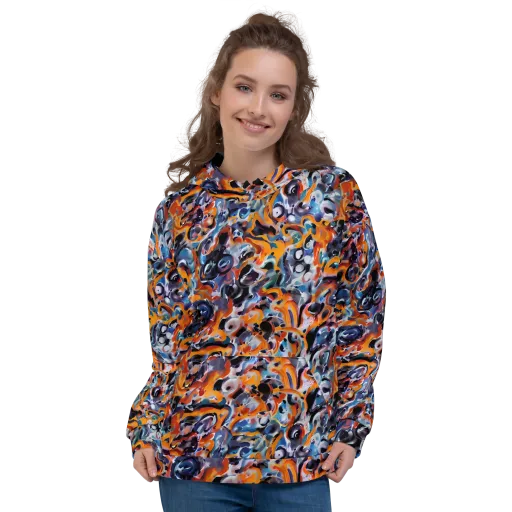 Molten Arcade on a Hoodie