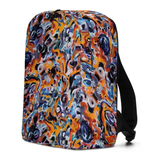 Molten Arcade on a Minimalist Backpack