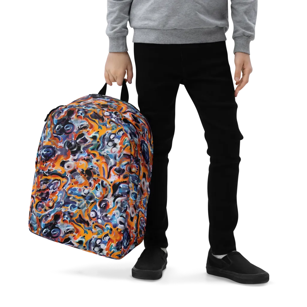 Molten Arcade on Minimalist Backpack — Zoomed-in