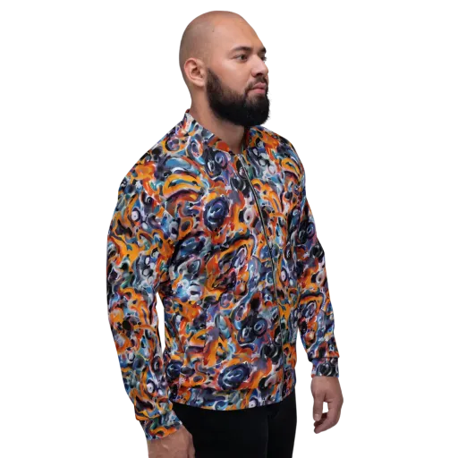 Molten Arcade on a Bomber Jacket