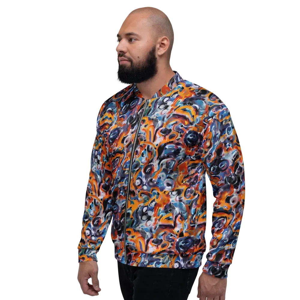 Molten Arcade on Bomber Jacket — Left