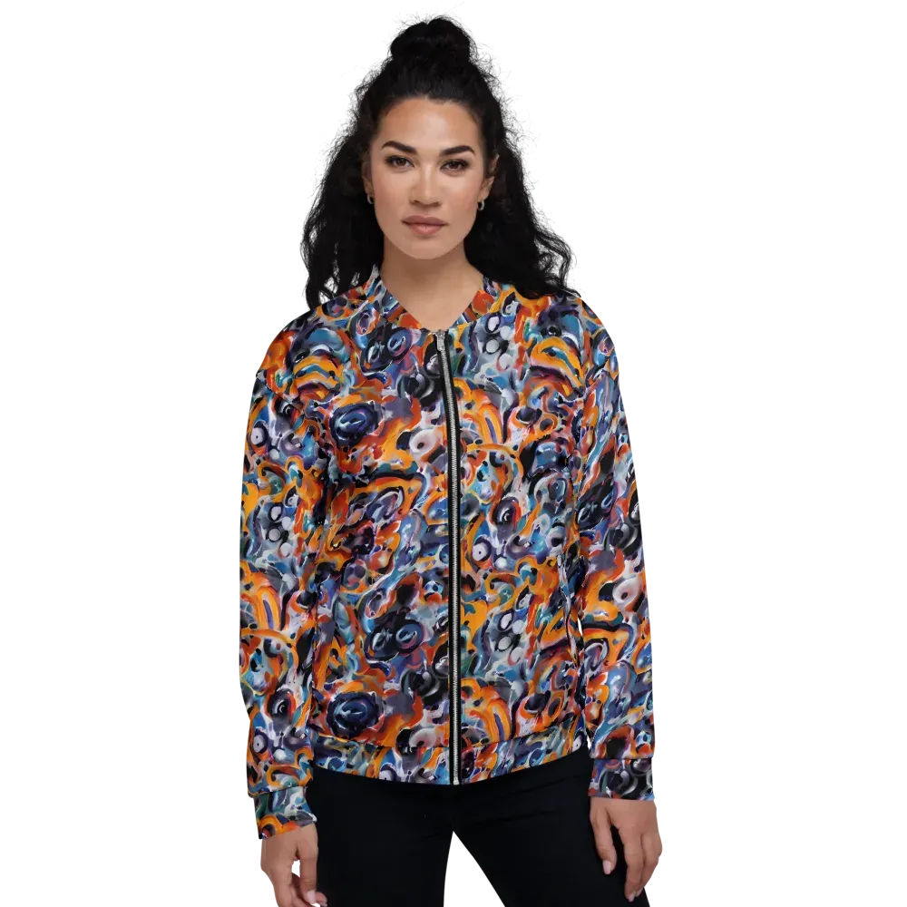 Molten Arcade on Bomber Jacket — Front
