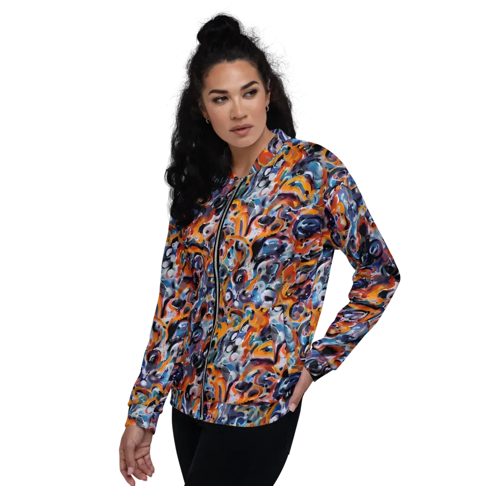 Molten Arcade on Bomber Jacket — Left