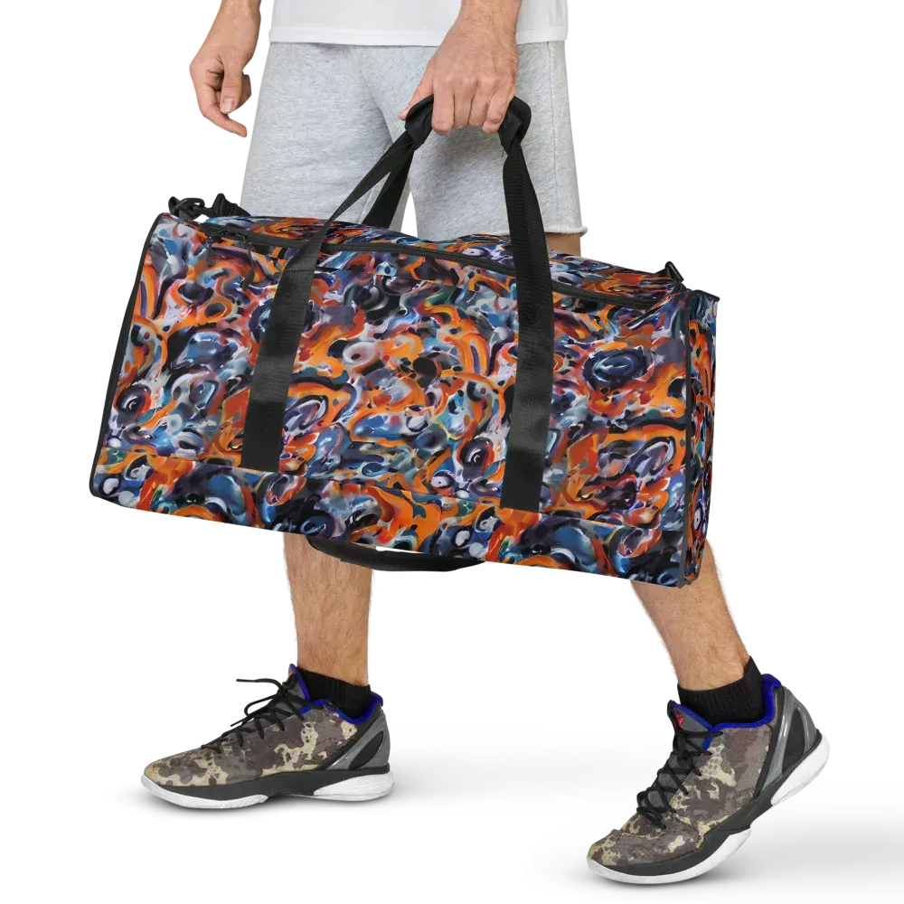 Molten Arcade on Duffle Bag — Front