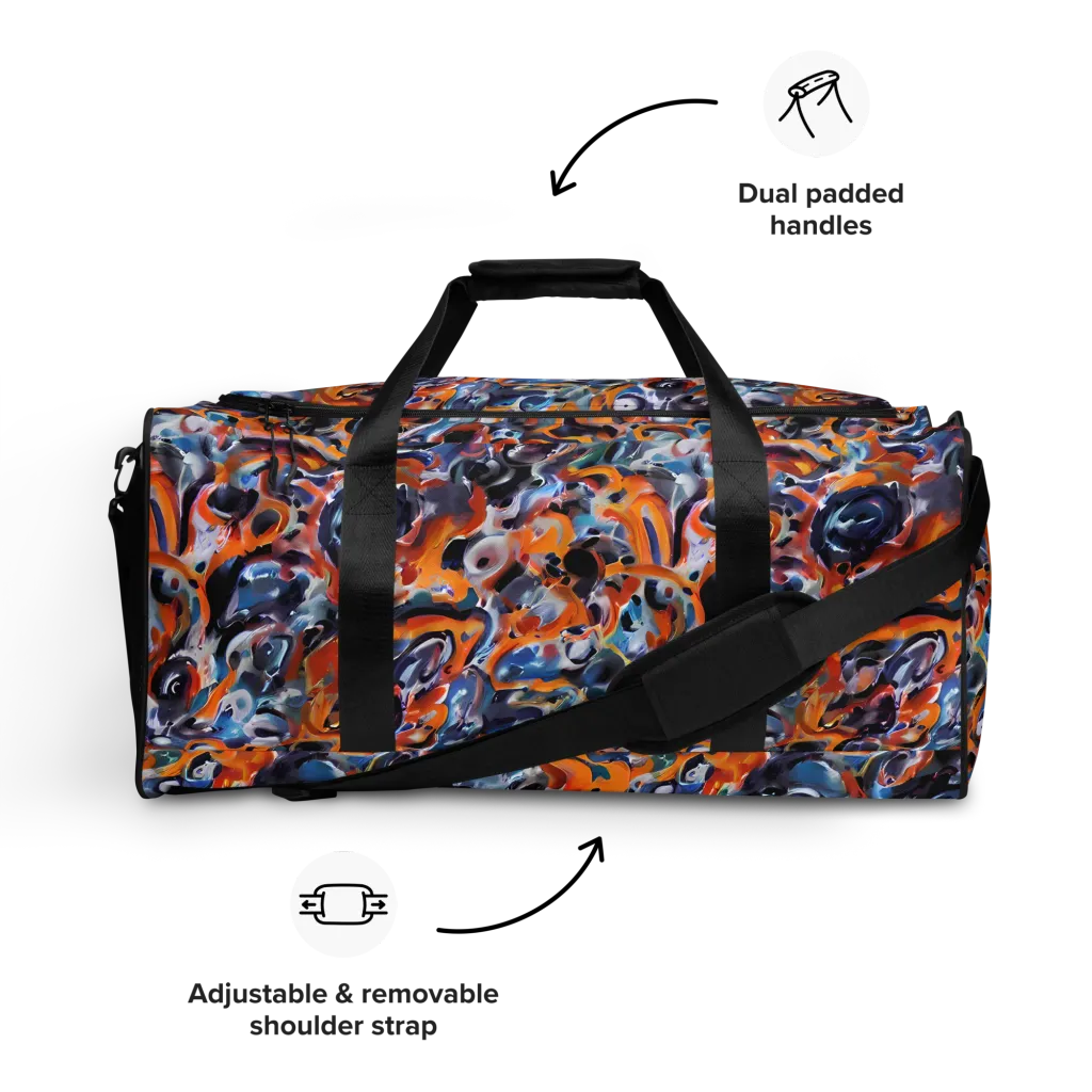 Molten Arcade on Duffle Bag — Front