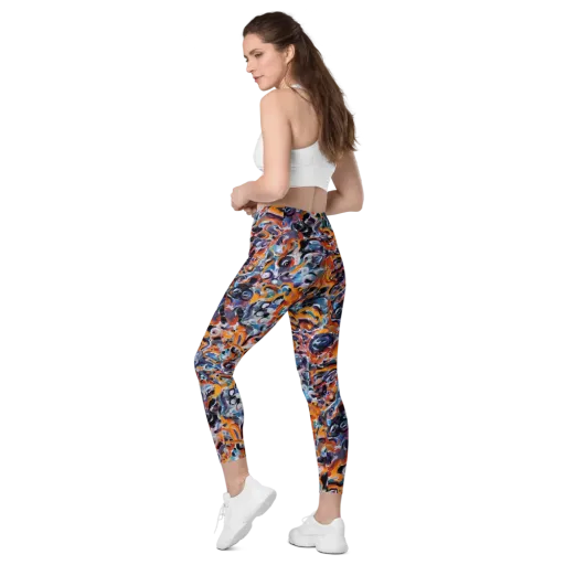 Molten Arcade on a Leggings with Pockets