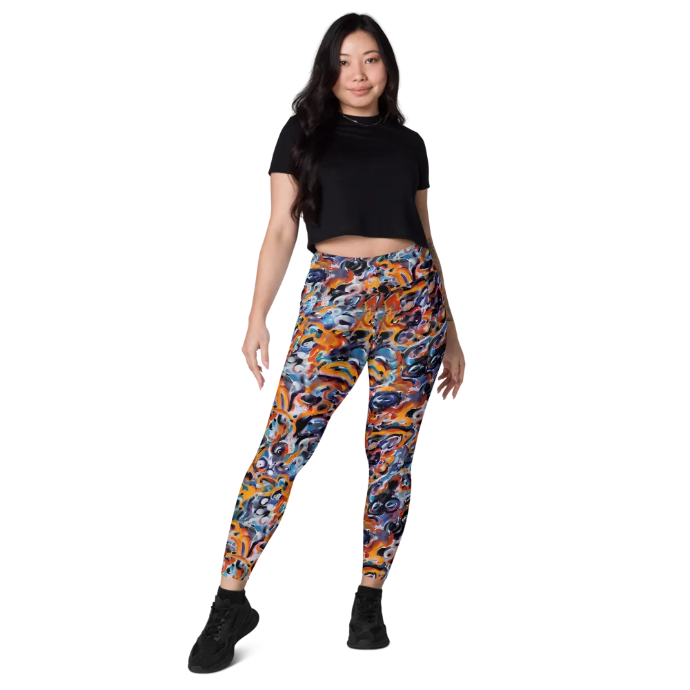 Molten Arcade on Leggings with Pockets — Front