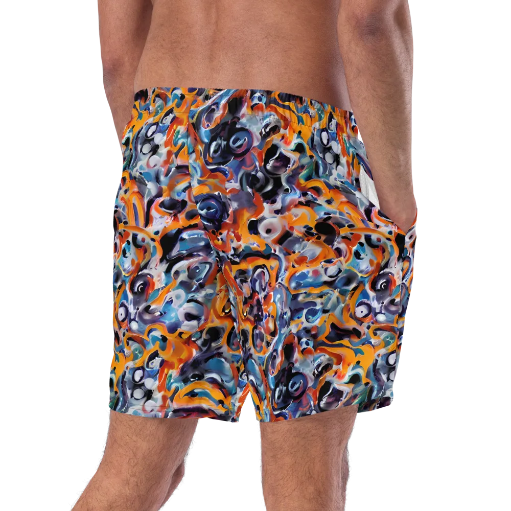 Molten Arcade on Swim Trunks — Right Back