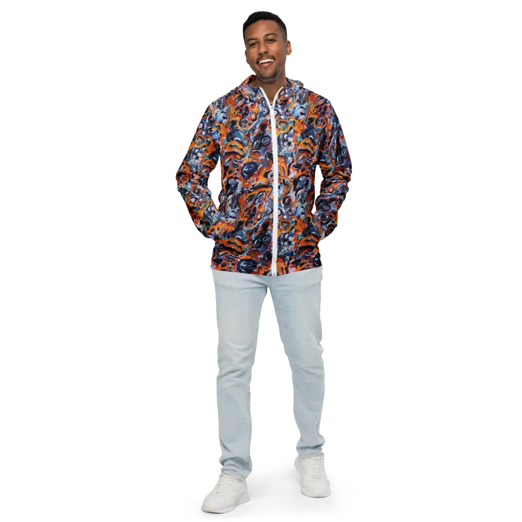 Molten Arcade on Men's Windbreaker — Front