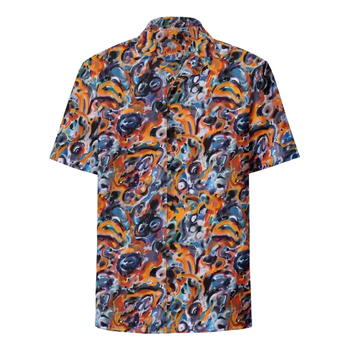 Molten Arcade on a Button Shirt